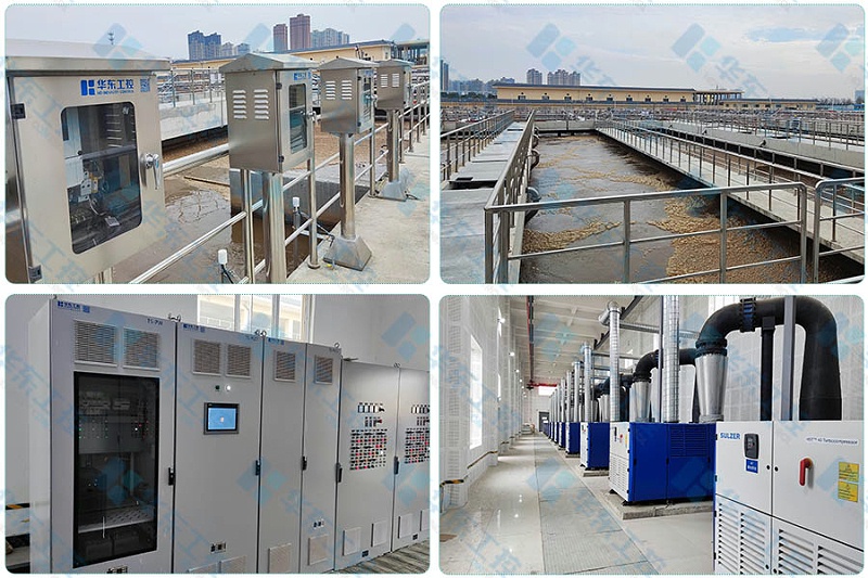 華東工控-污水處理廠現(xiàn)場(chǎng)施工